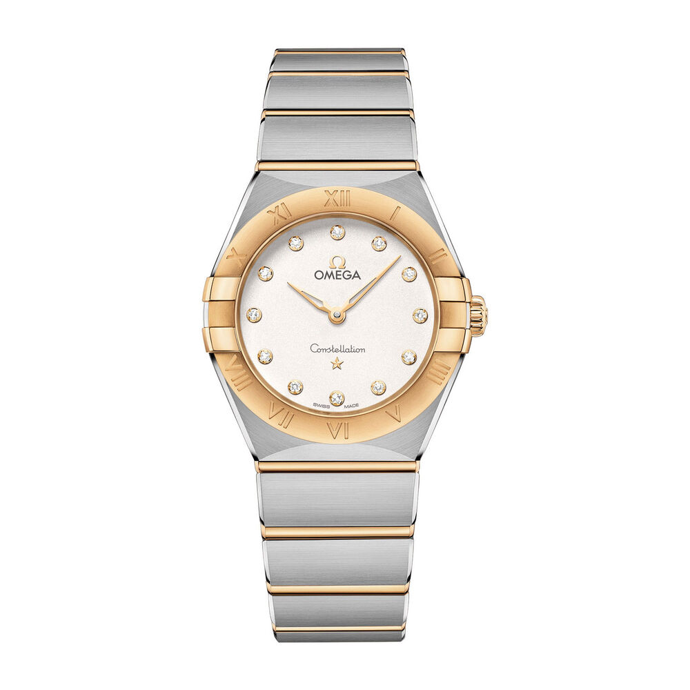Omega Constellation Gold Diamond Dial 28mm Ladies' Watch