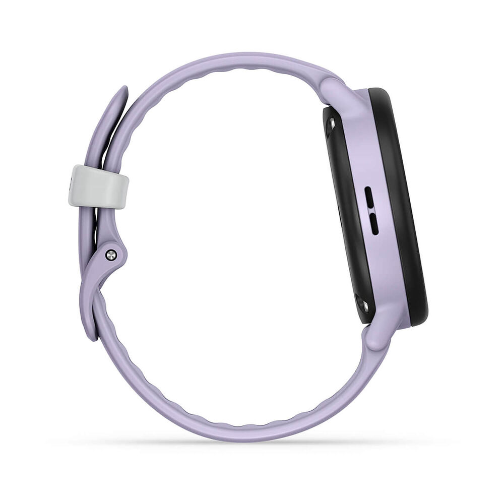 Garmin Bounce 2 43mm AMOLED Light Purple Silicone Strap Watch image number 5