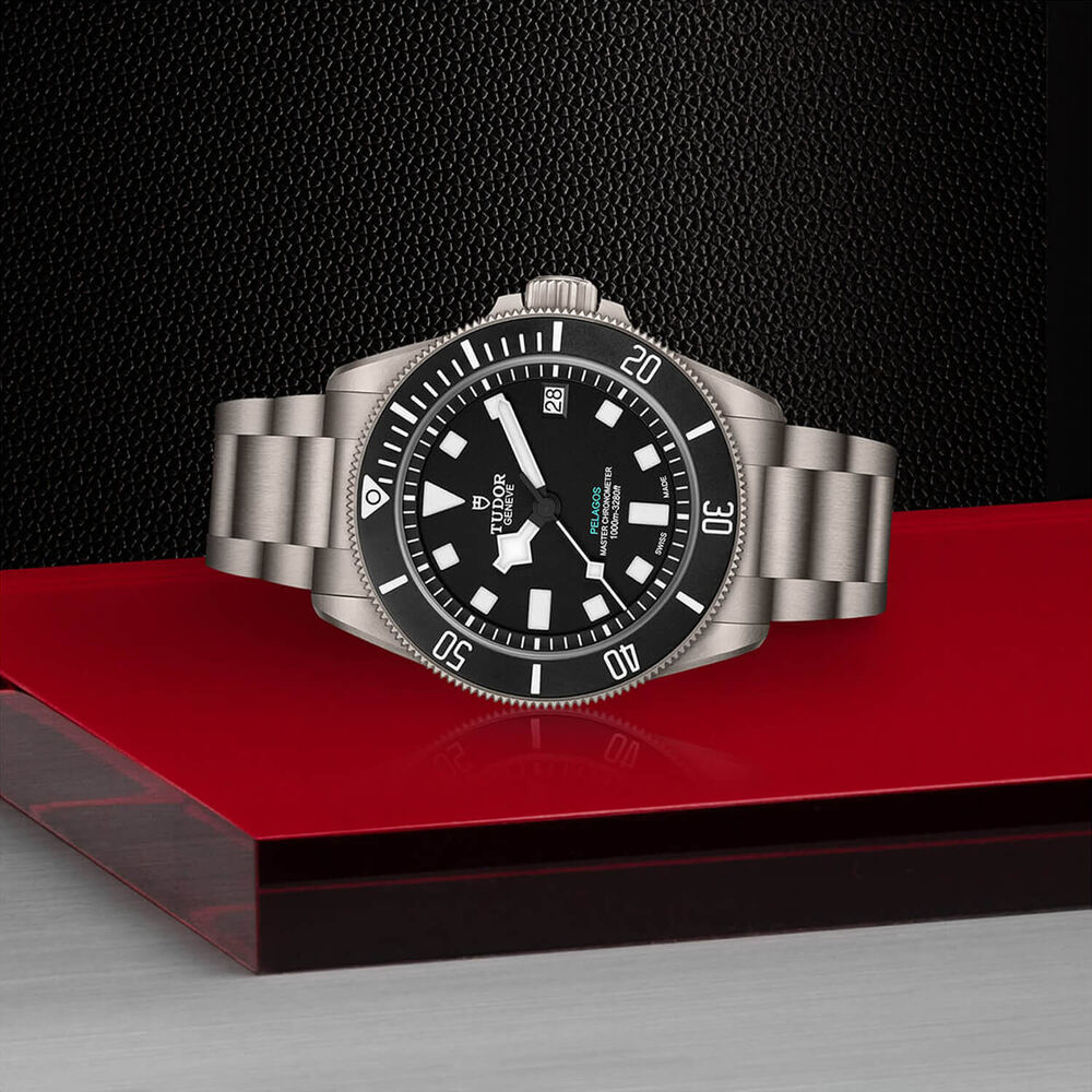 TUDOR Pelagos Ultra 43mm Black Dial Titanium Bracelet Watch image number 3