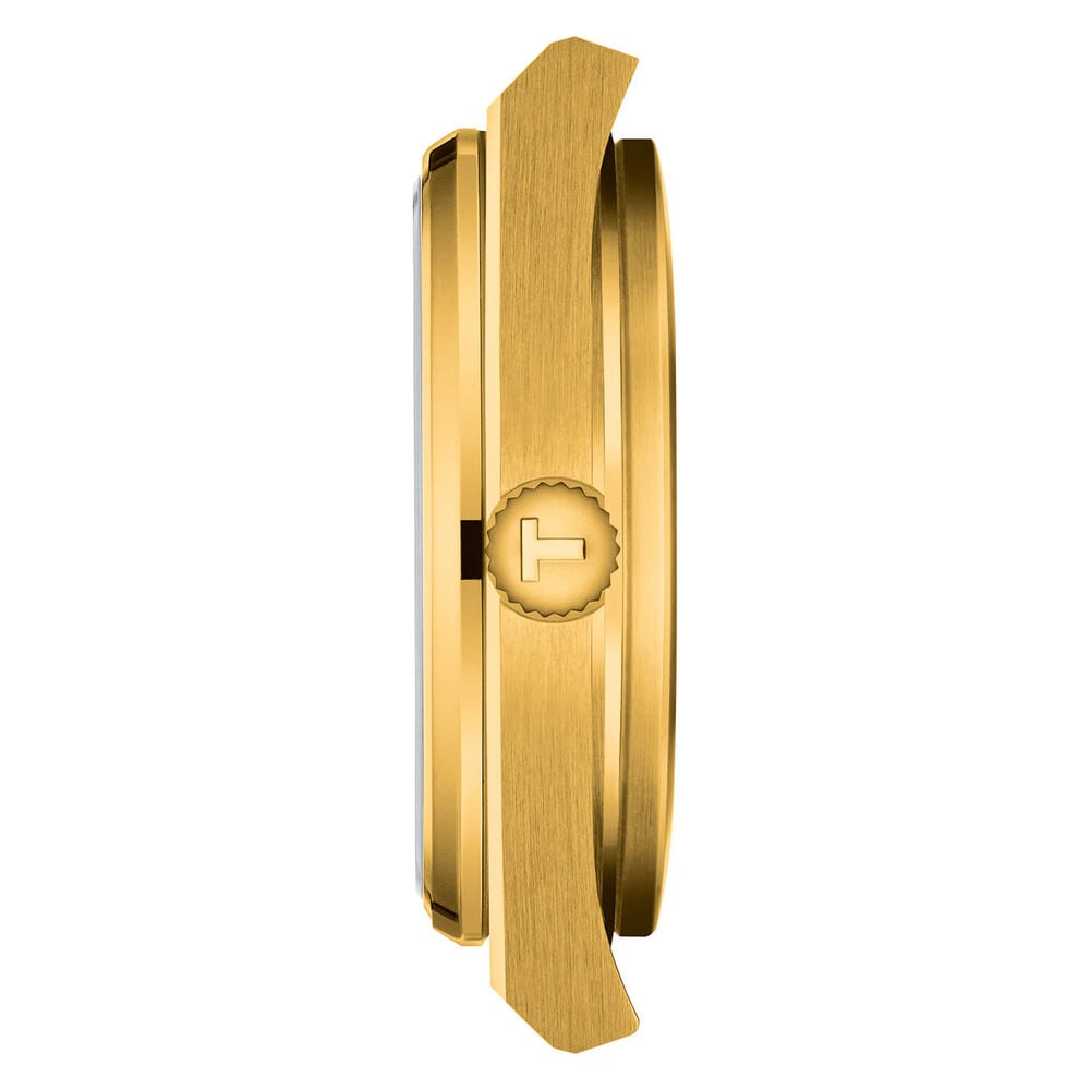 Tissot PRX 35mm Quartz Gold - Yellow Dial Bracelet Watch image number 1
