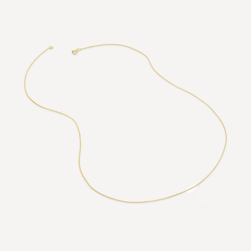 9ct Yellow Gold Carved Edge Oval Disc Pendant image number 2