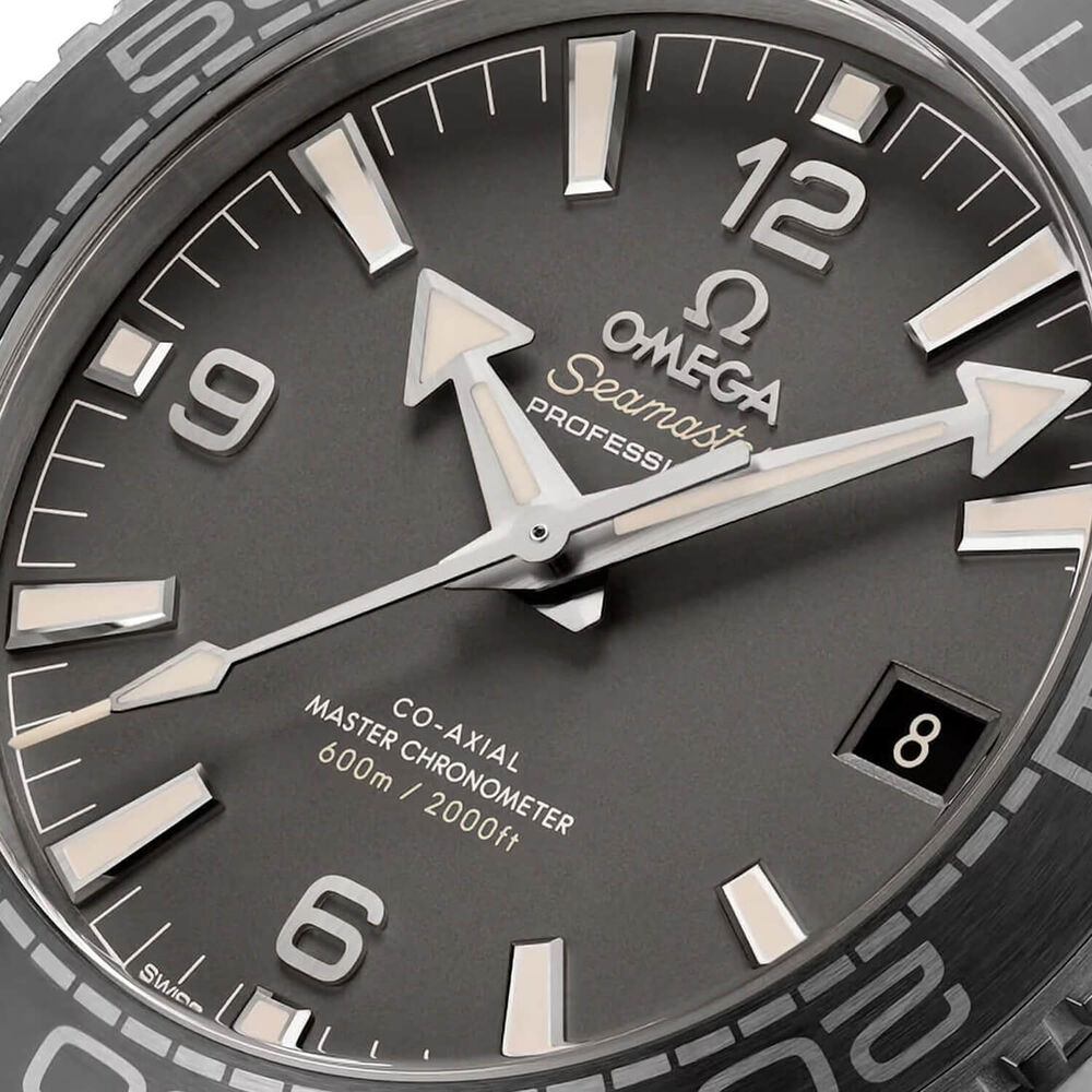 OMEGA Seamaster Planet Ocean 600M 43.5mm Grey Dial Rubber Strap Watch image number 1