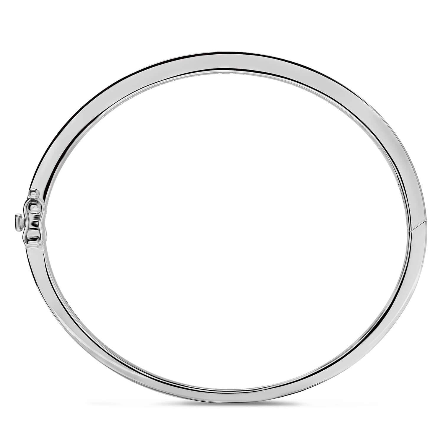 Sterling Silver Cubic Zirconia Bangle