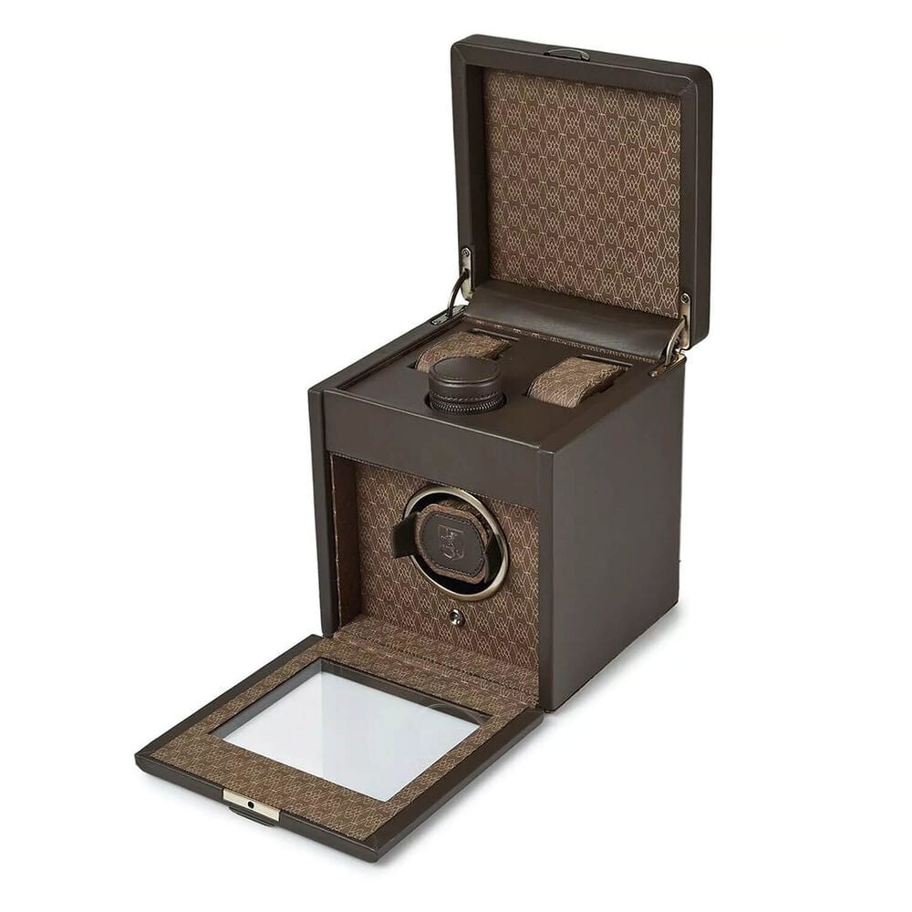 WOLF Earth Single Watch Winder Coffee