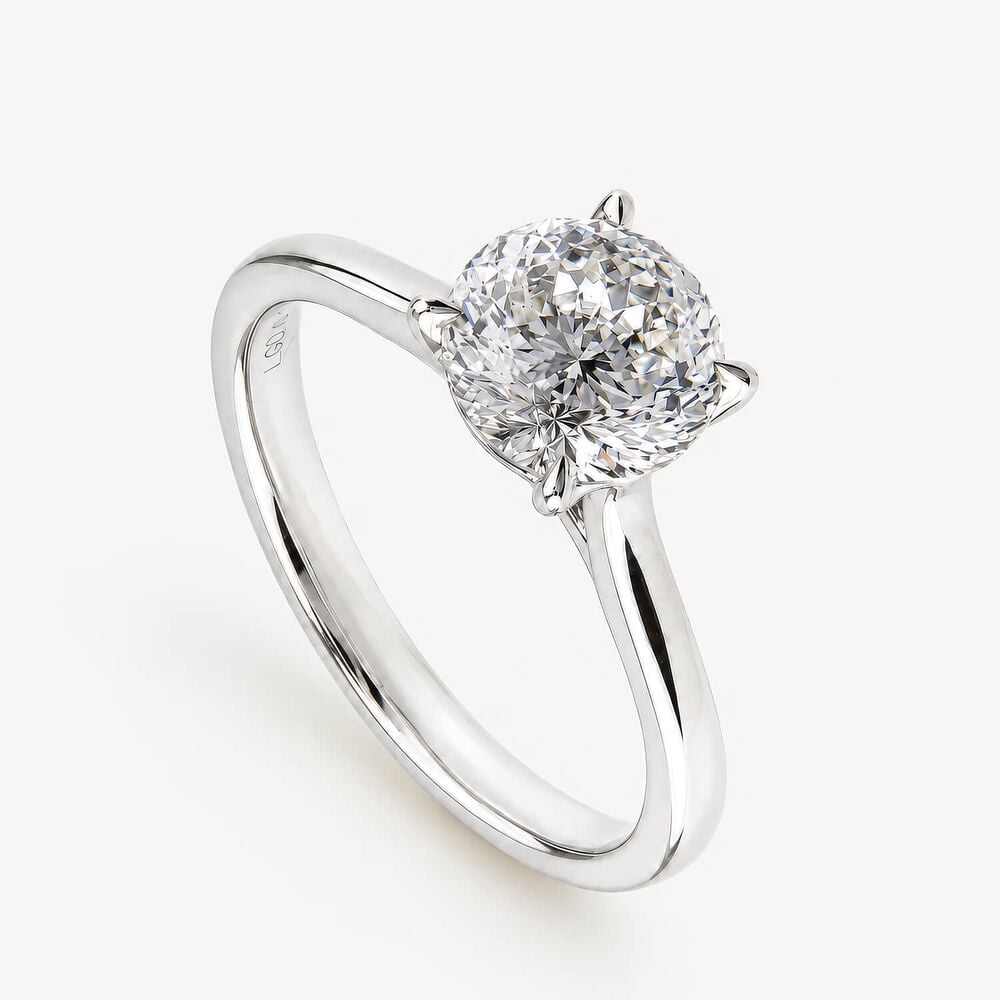 Born Nova Platinum 2.00ct Round Lab Grown Diamond Solitaire Ring