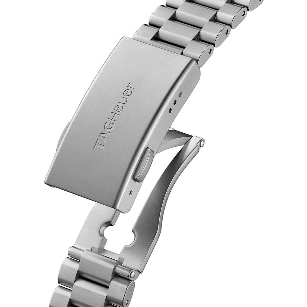 TAG Heuer Formula 1 Solargraph Green Dial Diamond Dots Steel Bracelet Watch