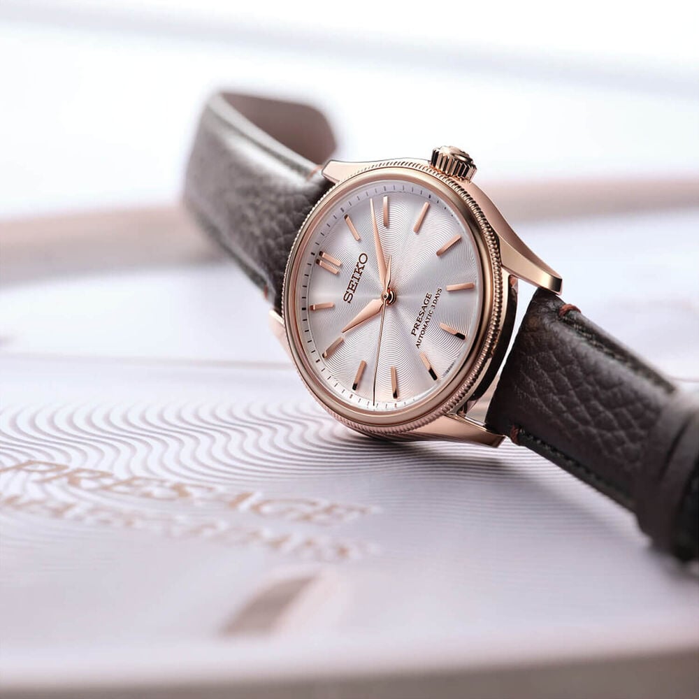 Seiko Presage Classic Series x Tomioka Silk Promotion Organisation White Shiro-neri Watch