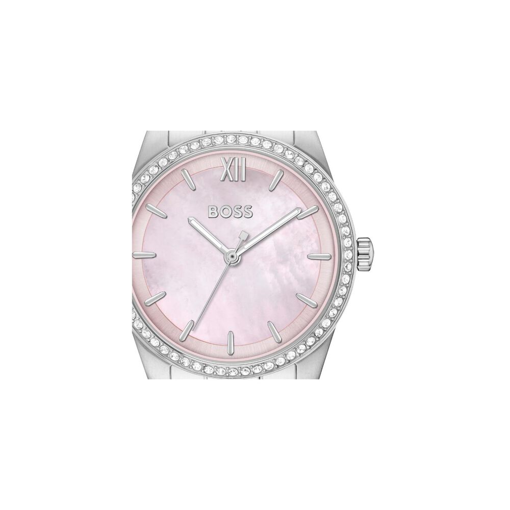 BOSS Graceful 32mm Pink Mother of Pearl Dial Steel Bracelet Watch