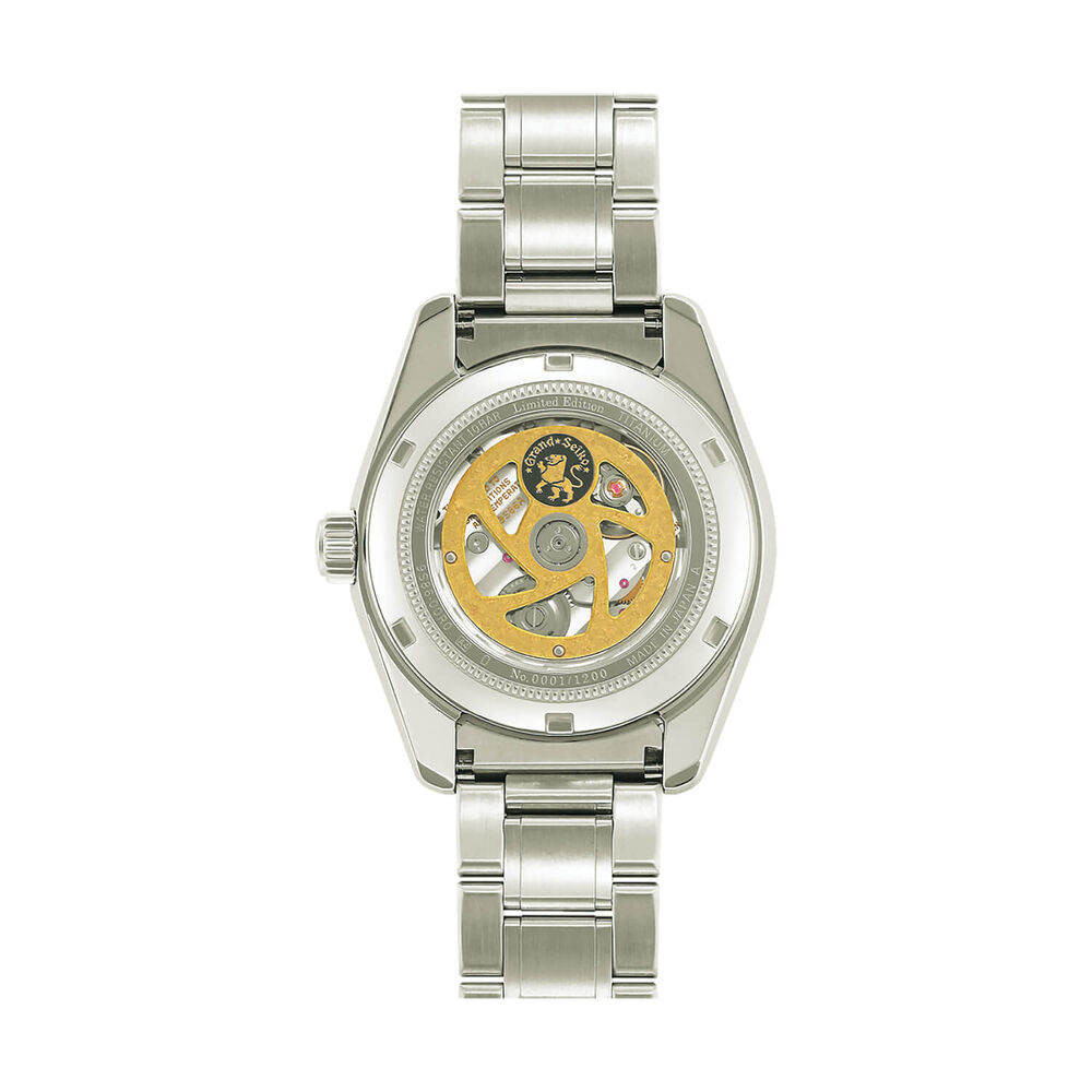 Grand Seiko Heritage Mechanical Hi-Beat GMT 44GS Anniversary Edition Titanium Bracelet Watch image number 4