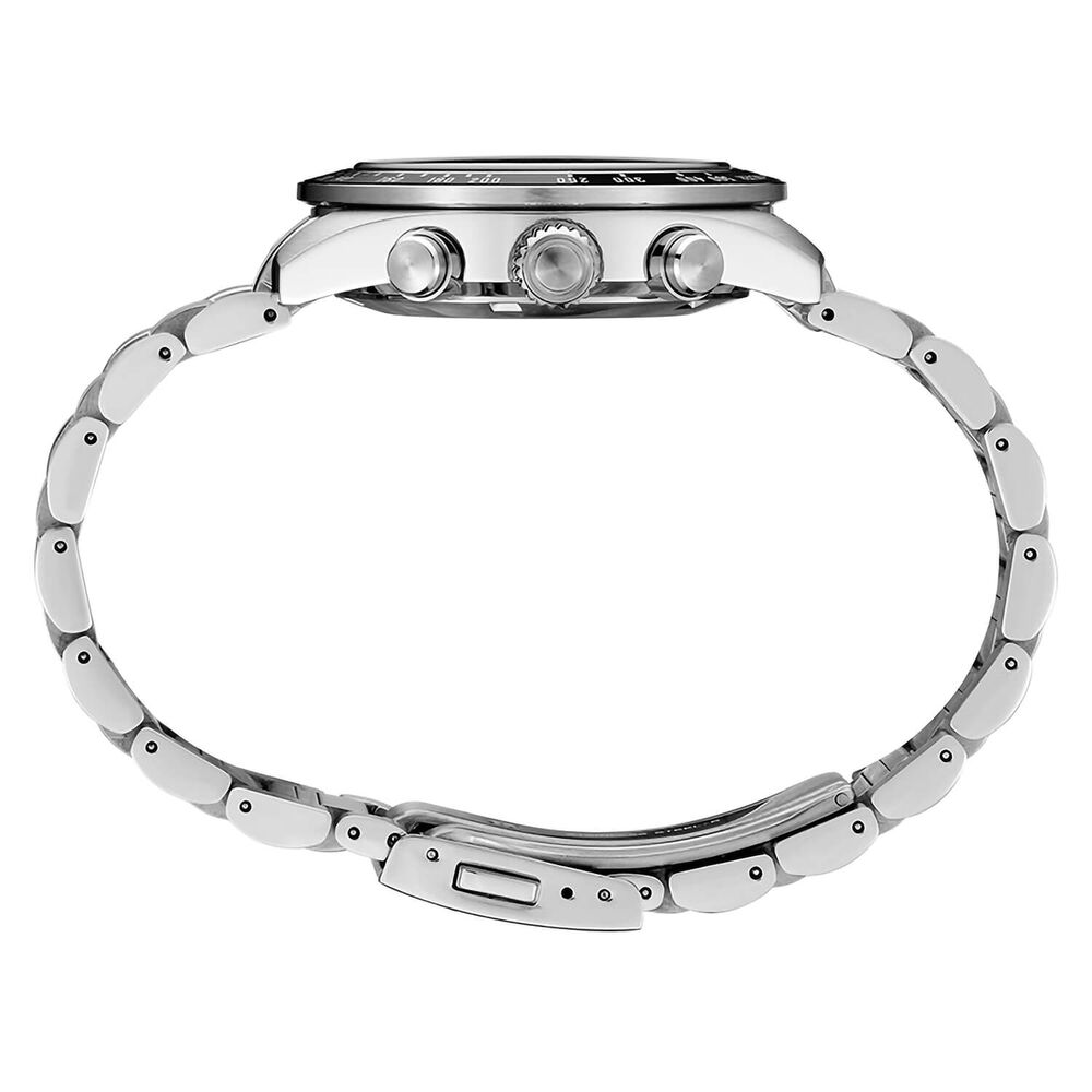Seiko Prospex Speedtimer Go Large 41.4mm Black & Silver Dial Black Bezel Watch image number 7