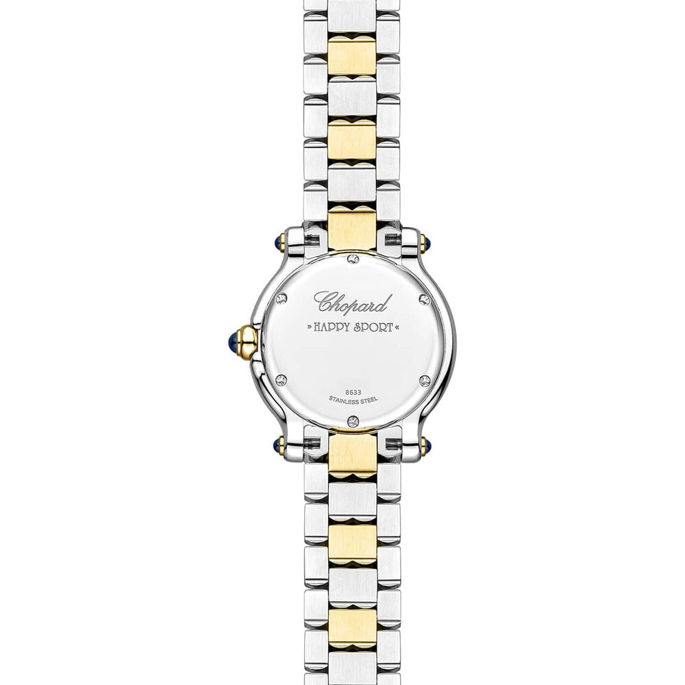 Chopard Happy Sport The First 26mm Silver Dial 0.15ct Diamonds Gold & Steel Bracelet Watch