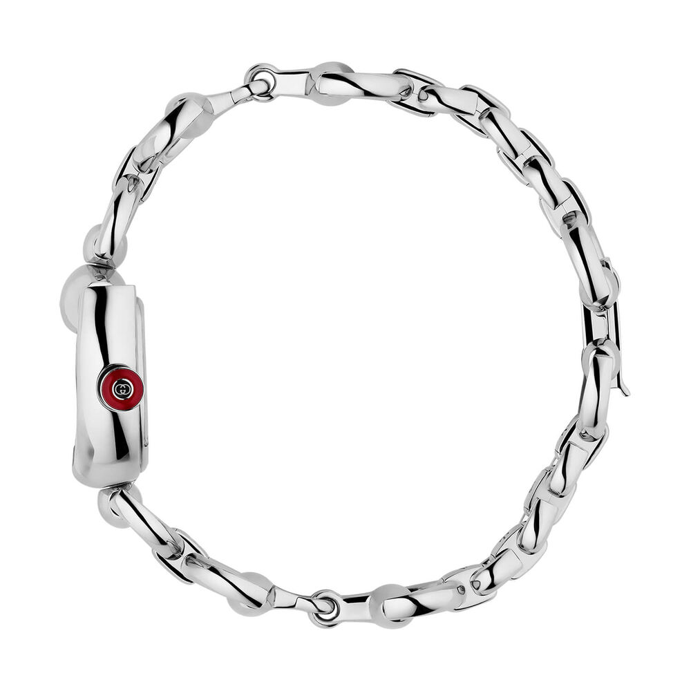 Gucci Horsebit 27x25mm Black Dial Steel Bracelet Watch