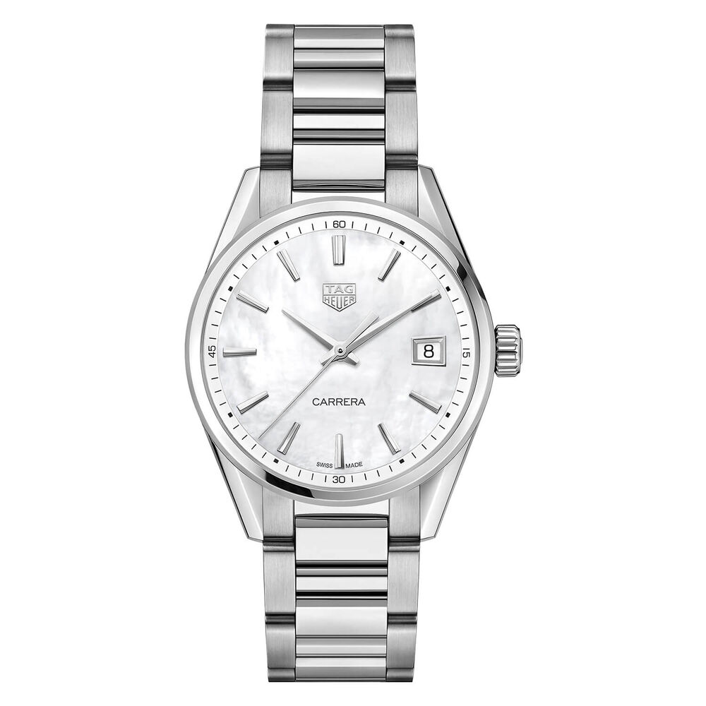 TAG Heuer Carrera Pearl & Steel 34mm Ladies' Watch