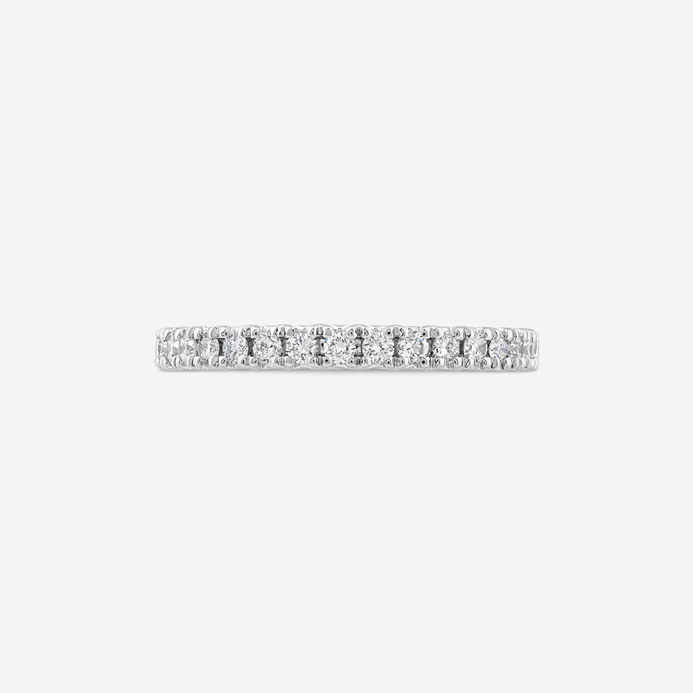 Born Platinum 0.30ct Claw Set Diamond Wedding Ring image number 1