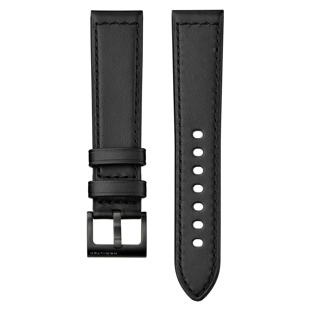 Hamilton Khaki Field King 40mm Automatic Black Steel Case Strap Watch image number 4
