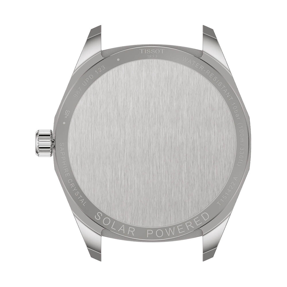 Tissot PRC 100 Solar 39mm Green Dial Steel Bracelet Watch