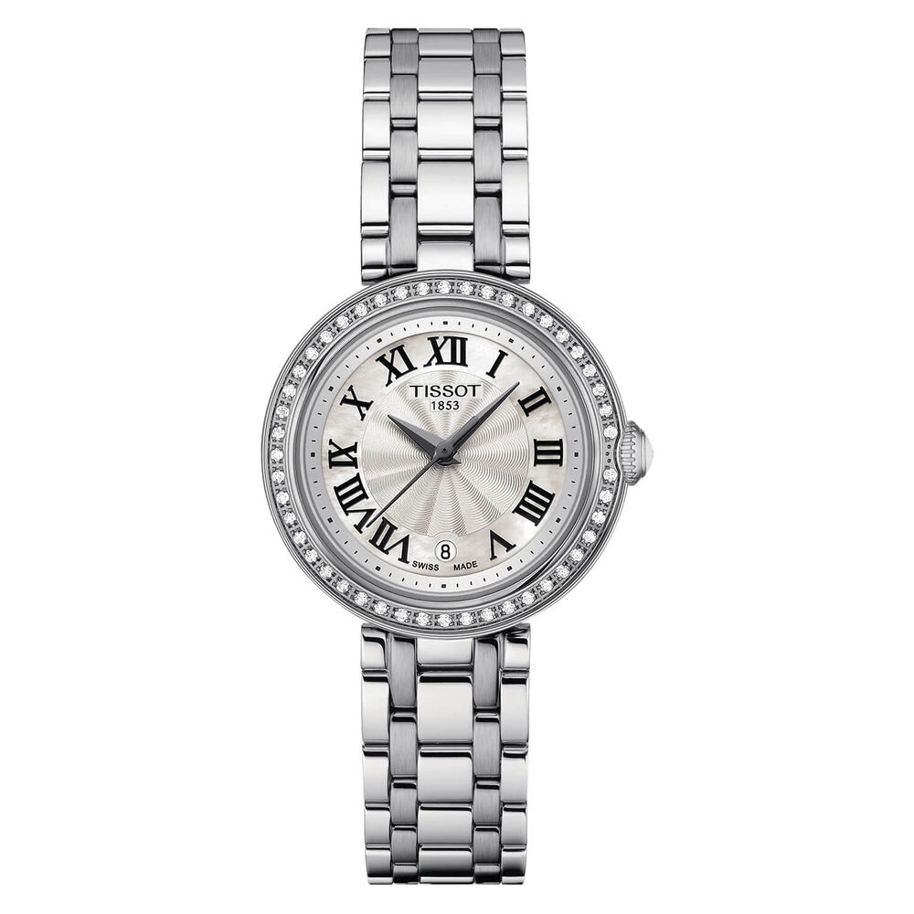 Tissot Bellissima 29mm Silver Dial Diamond Bezel Watch