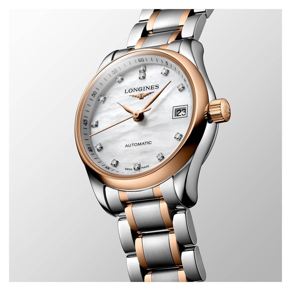 Longines Master Collection 25mm MOP Dial Bracelet Watch image number 4