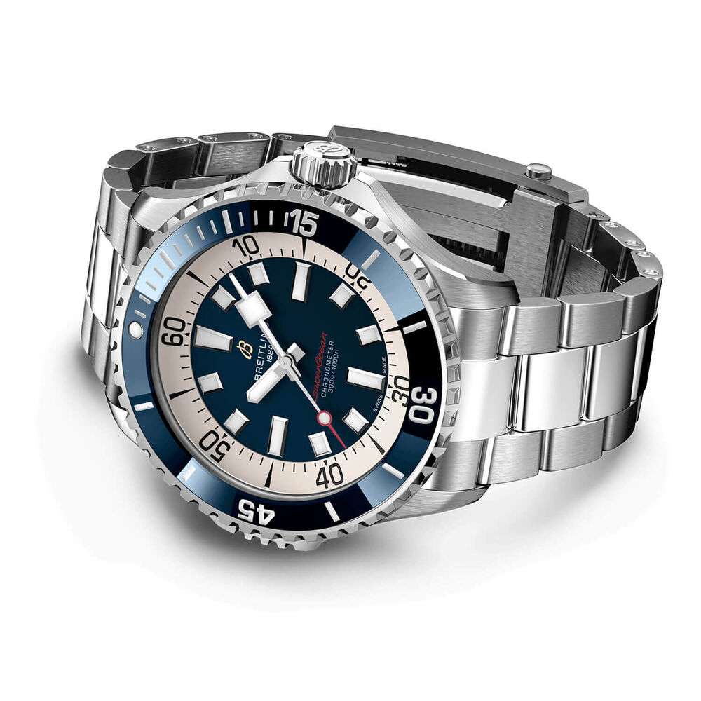 Breitling Superocean Automatic 46 Blue Dial Bracelet Watch image number 2