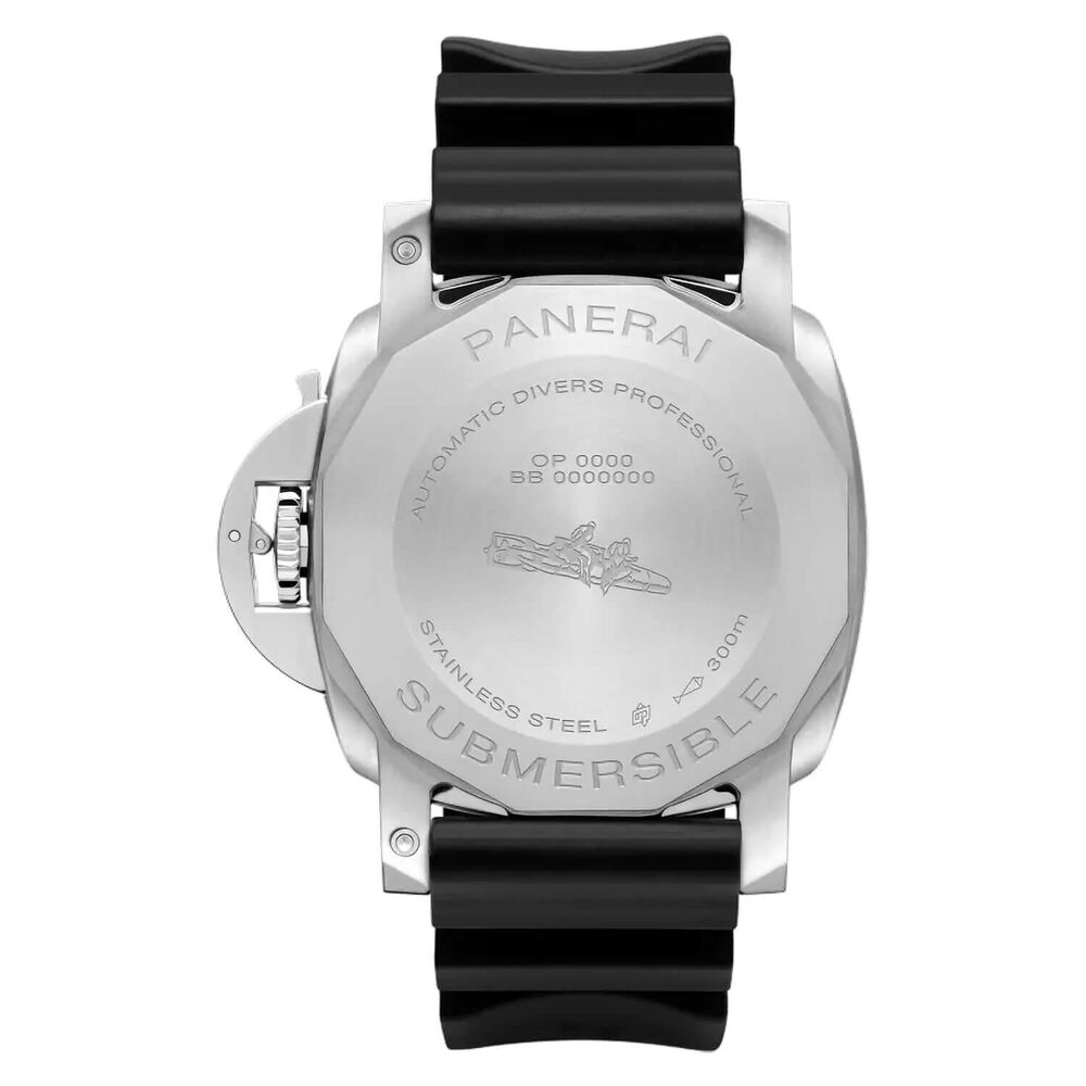 Panerai Submersible 44mm QuarantaQuattro Black Dial Strap Watch image number 1