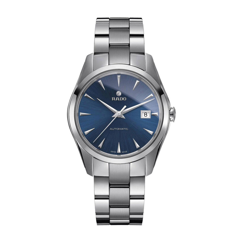 Pre-Owned Rado HyperChrome 47.5mm Blue Dial Steel Bracelet Watch