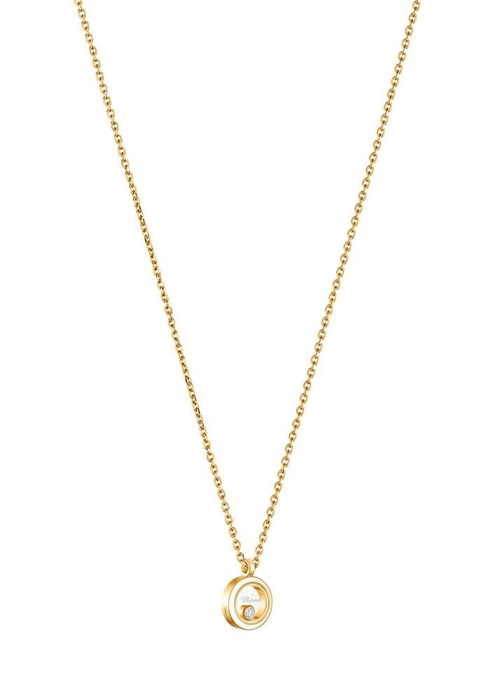 Chopard Happy Diamonds Icons 0.05ct Diamond 18ct Yellow Gold Round Pendant