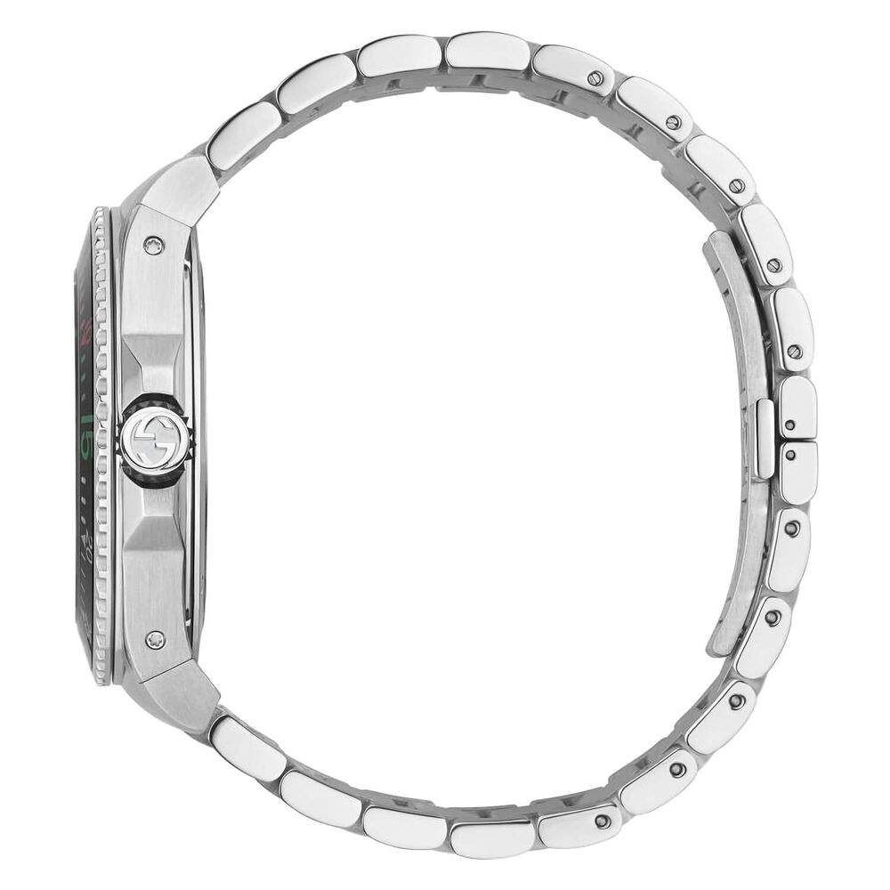 Pre-Owned Gucci Dive 45mm Black Dial Snake Motif Bracelet Men's Watch image number 2