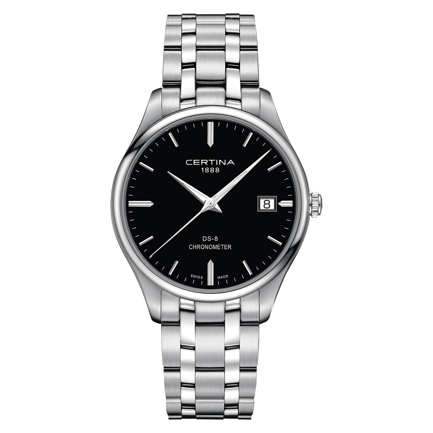 Certina Urban Ds 8 Chronometer Black Dial Quartz Watch