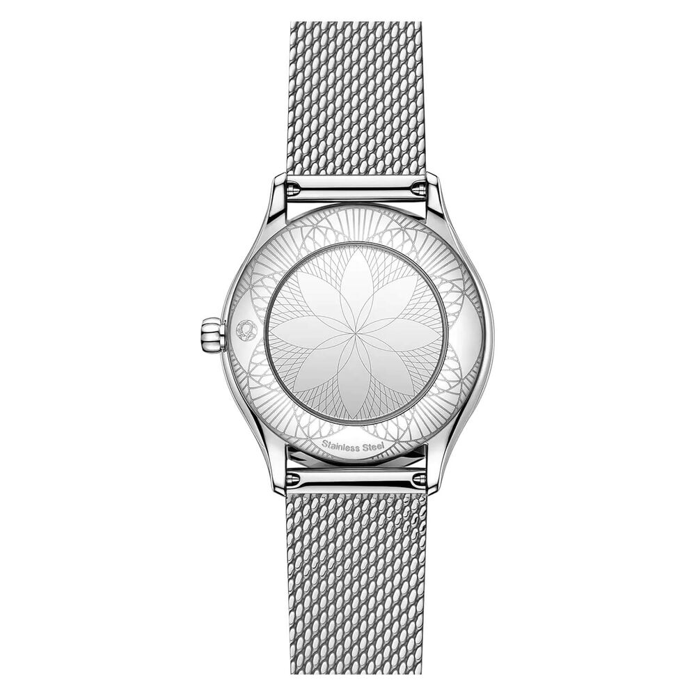 OMEGA De Ville Mini Tresor 26mm White Dial Diamond Set Steel Bracelet Watch image number 1