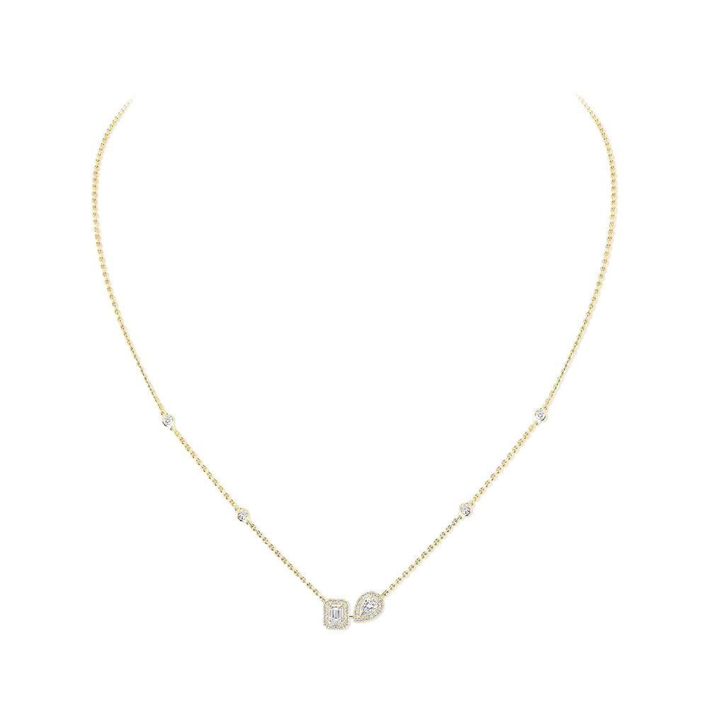 Messika My Twin Toi & Moi Yellow Gold 0.30ct Diamond Necklace image number 0