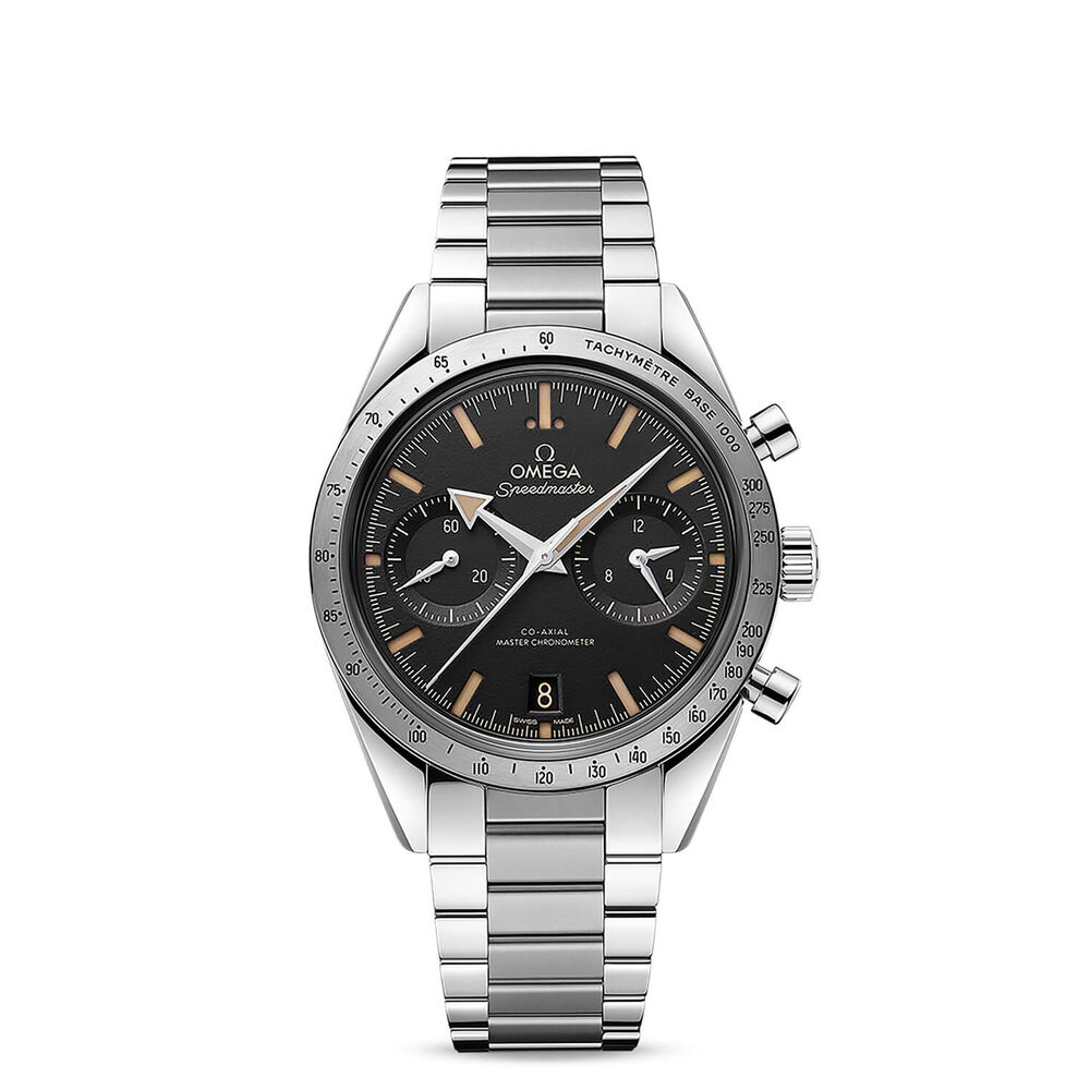 OMEGA Speedmaster '57 Co-Axial Master Chronometer Chronograph 40.5mm Black Dial Bracelet Watch image number 0