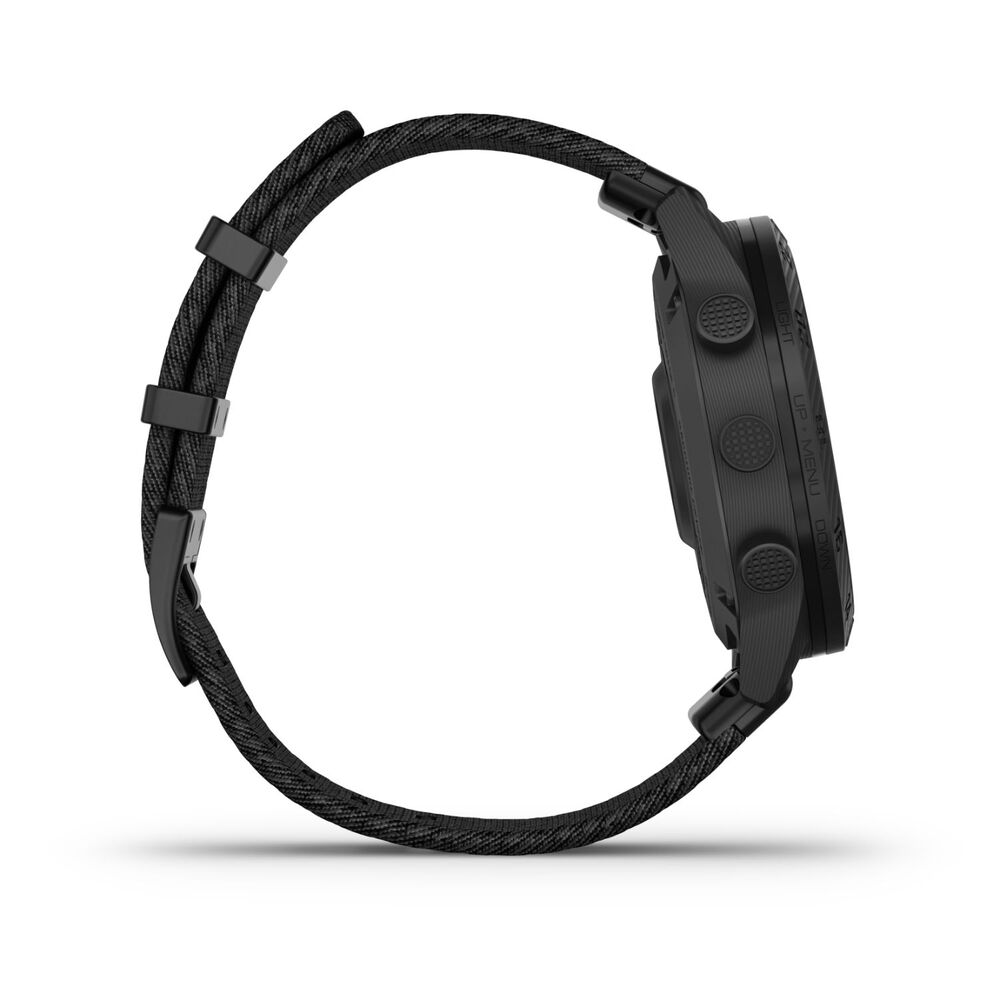 Garmin MARQ® Commander (Gen 2) - Carbon Edition 46mm Titanium Case Nylon Strap Watch image number 8
