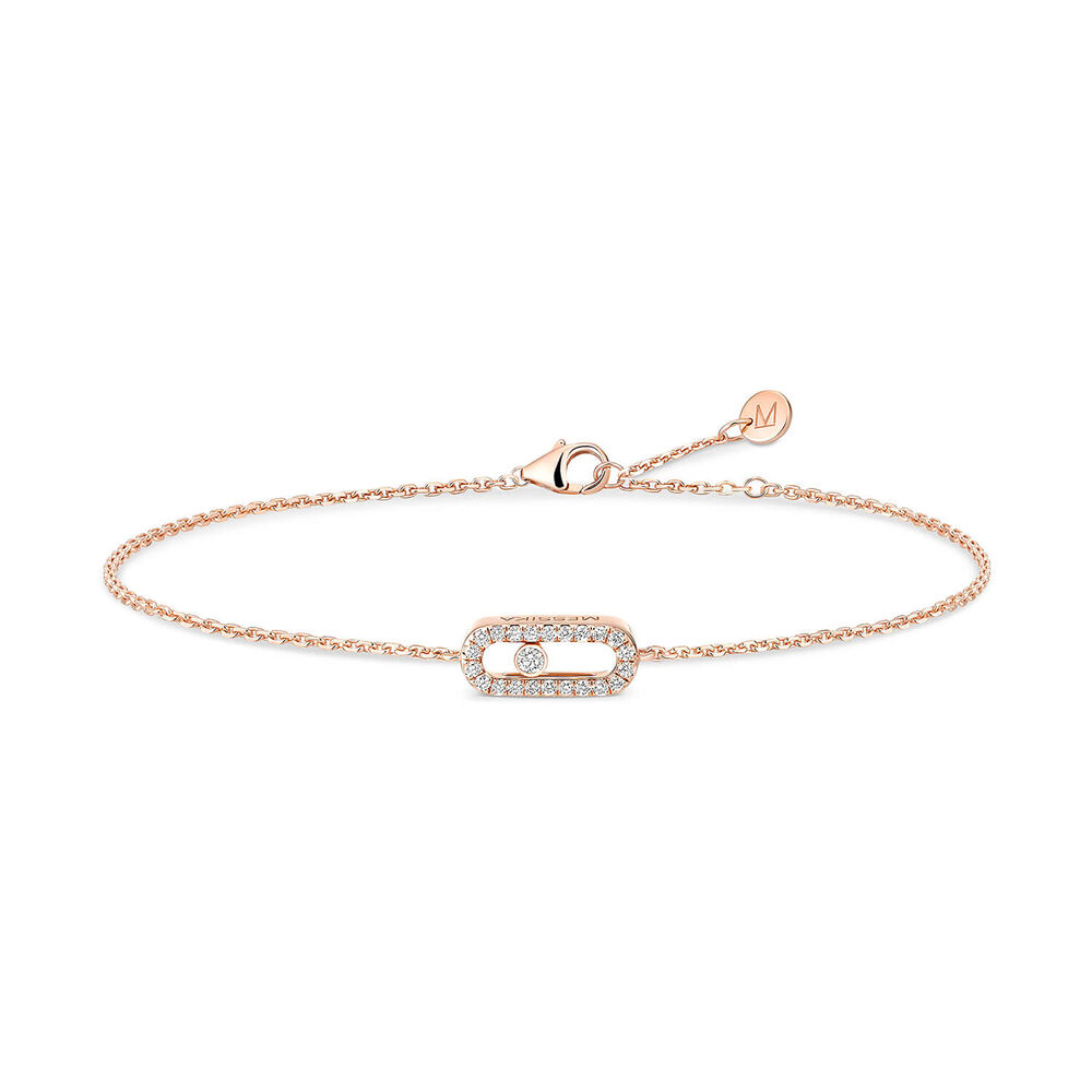 Messika Care(s) 0.07ct Diamond Rose Gold Bracelet
