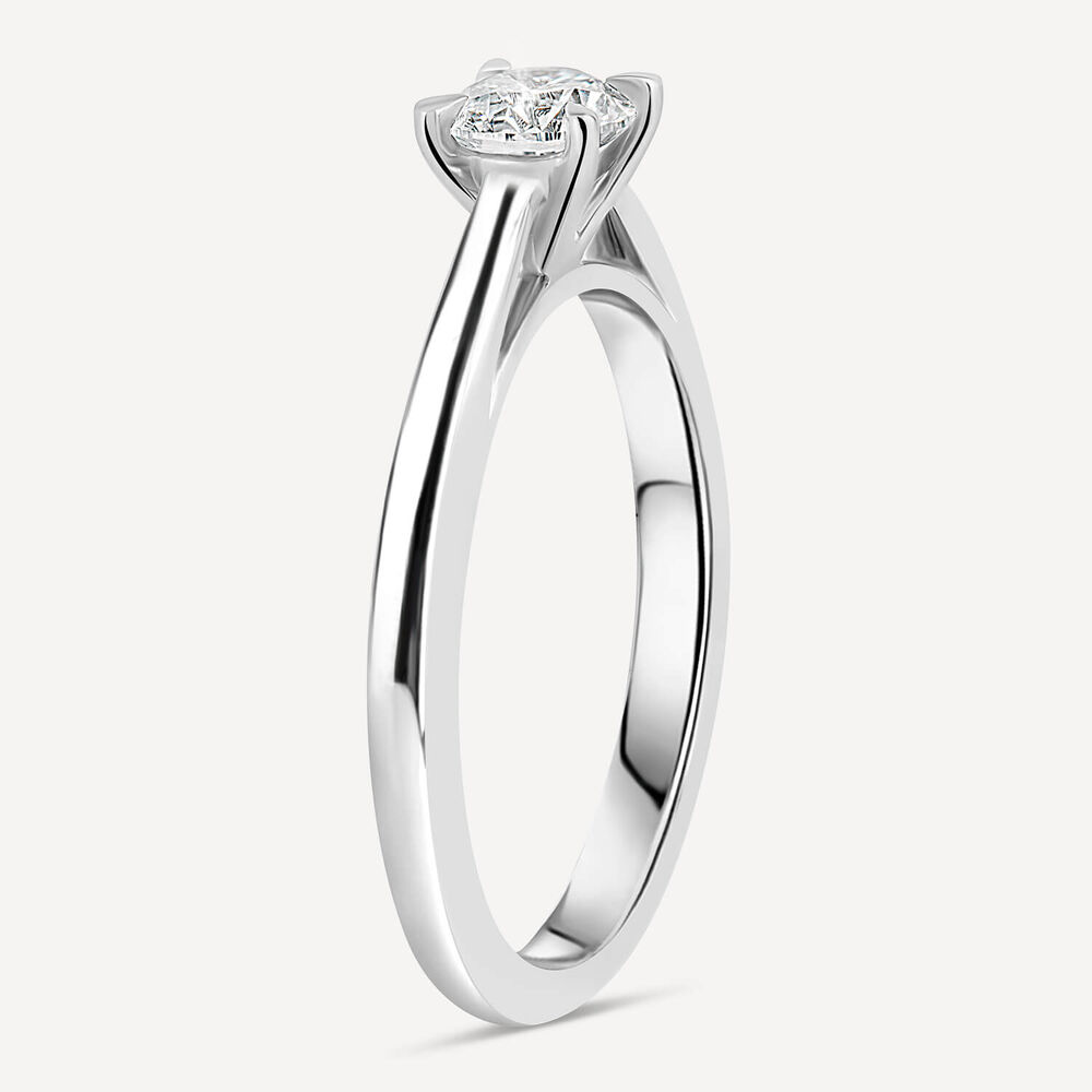 Platinum 0.50ct Amia Diamond Solitaire Ring image number 5
