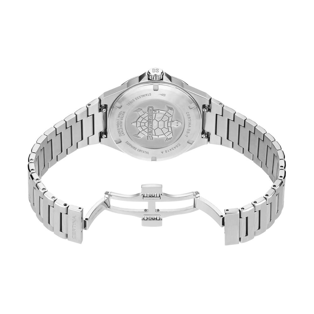 Certina DS-7 Quartz 39mm Green Dial Stainless Steel Bracelet Watch image number 3