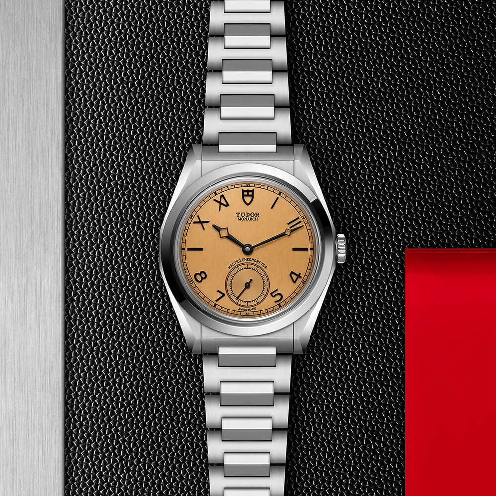 TUDOR Monarch 39mm Dark Champagne Dial Stainless Steel Bracelet Watch