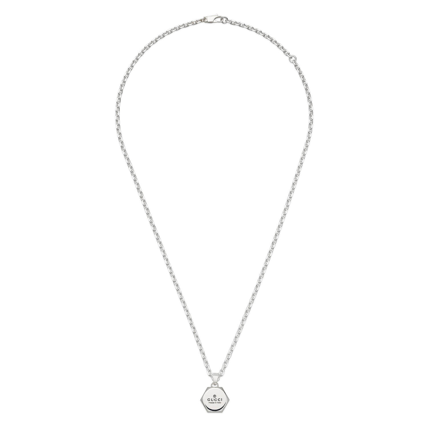 Silver gucci chain sale