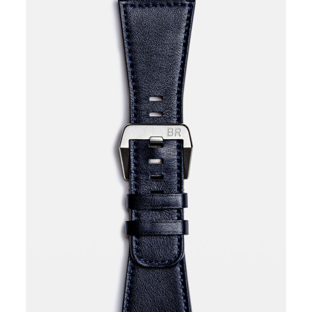 Bell & Ross BR-03 Auto 41mm Blue Dial Leather Strap Watch image number 4