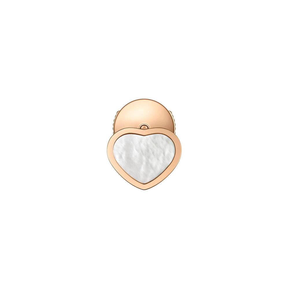 Chopard My Happy Hearts Mother of Pearl Rose Gold Single Stud Earring image number 2