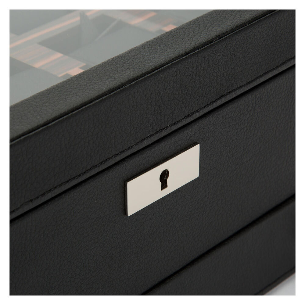 WOLF ROADSTER 10pc Black Drawer Watch Box image number 7