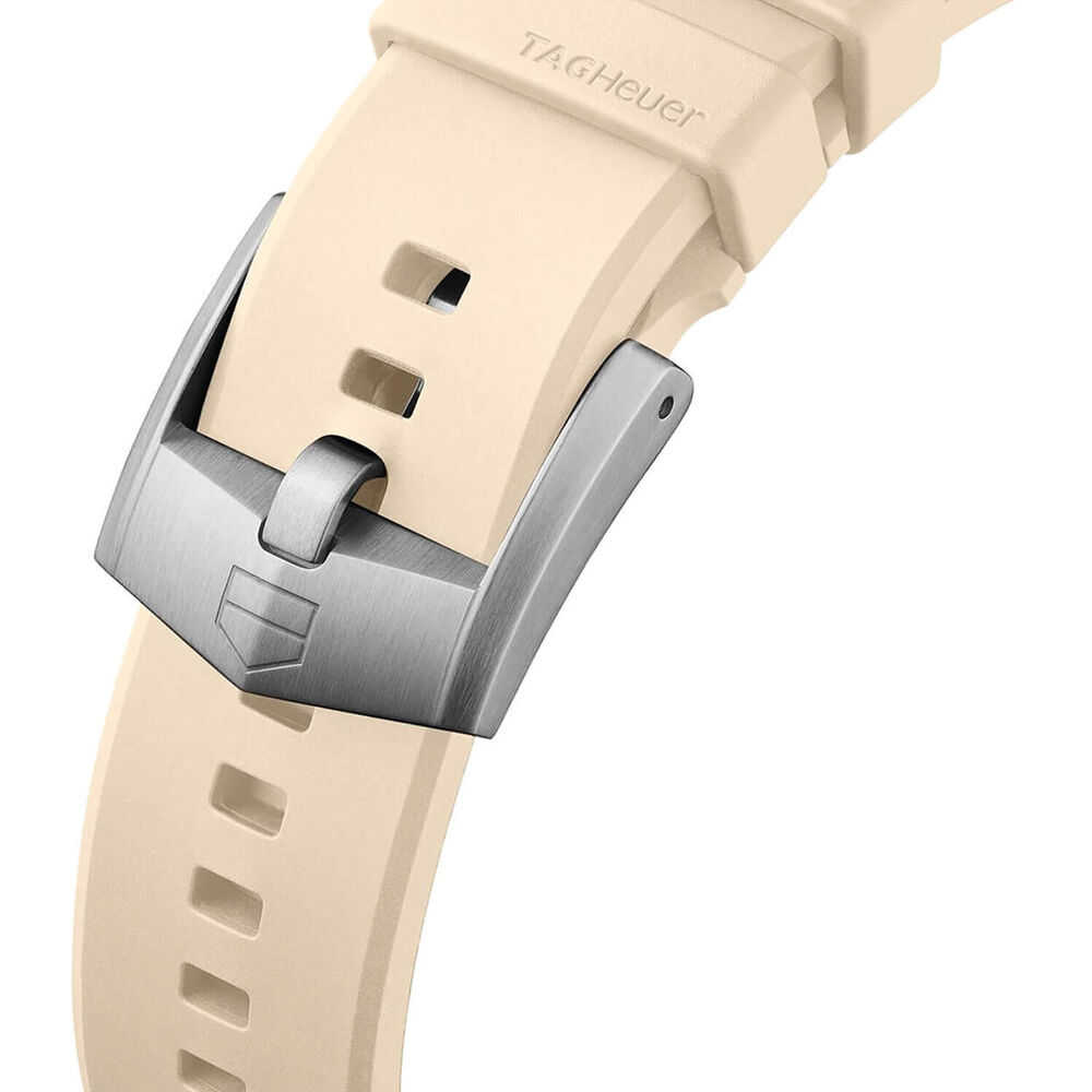 TAG Heuer Formula 1 Solargraph Beige Dial Rubber Strap Watch