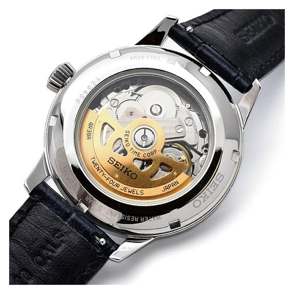 Seiko Presage Cocktail Time "Blue Moon" 40.5mm Blue Dial Blue Strap Watch image number 4