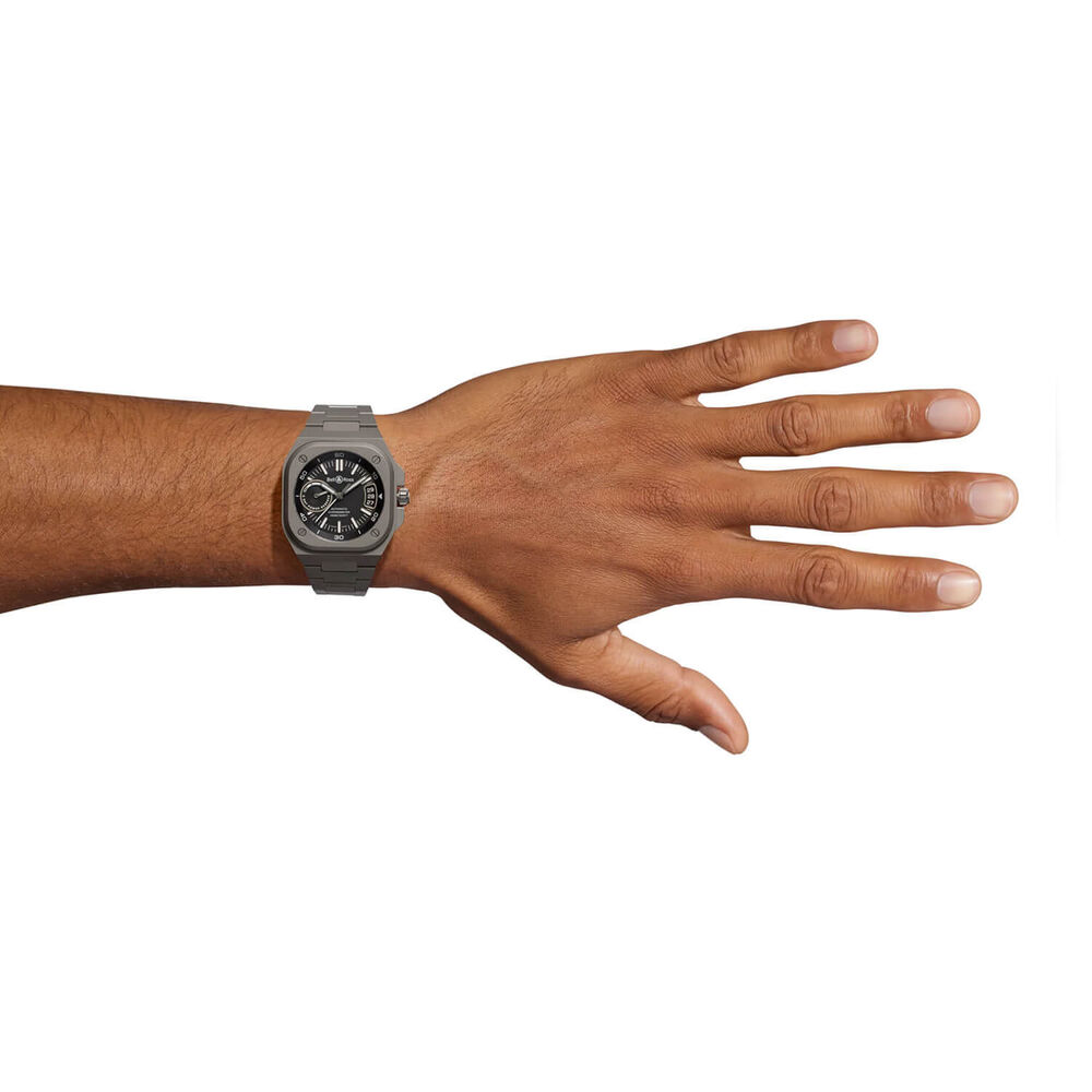 Bell & Ross BR-X5 Black Titanium 41mm Black Dial Titanium Bracelet Watch image number 6