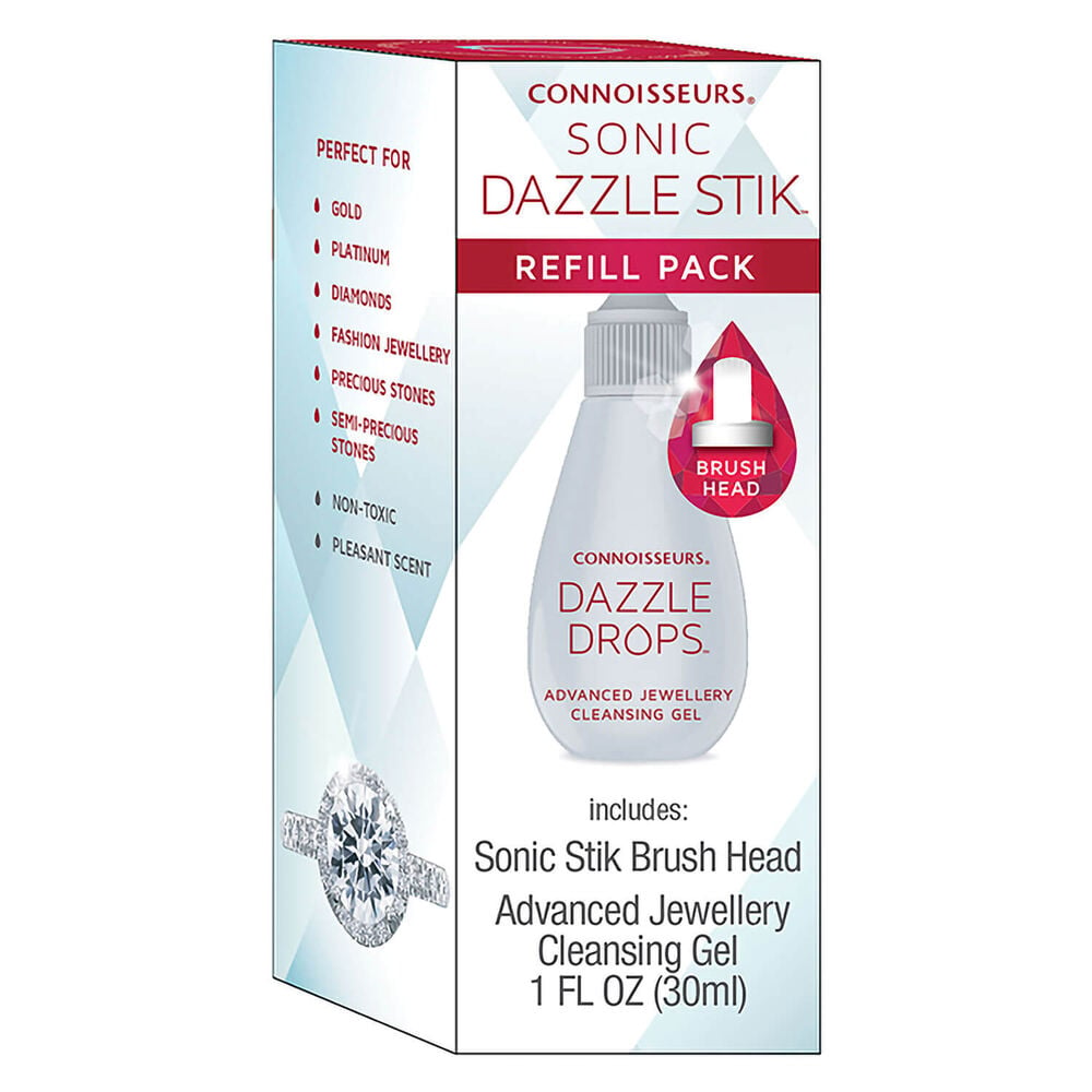 Connoisseurs Sonic Dazzle Stik Advanced Jewellery Cleaner refill pack
