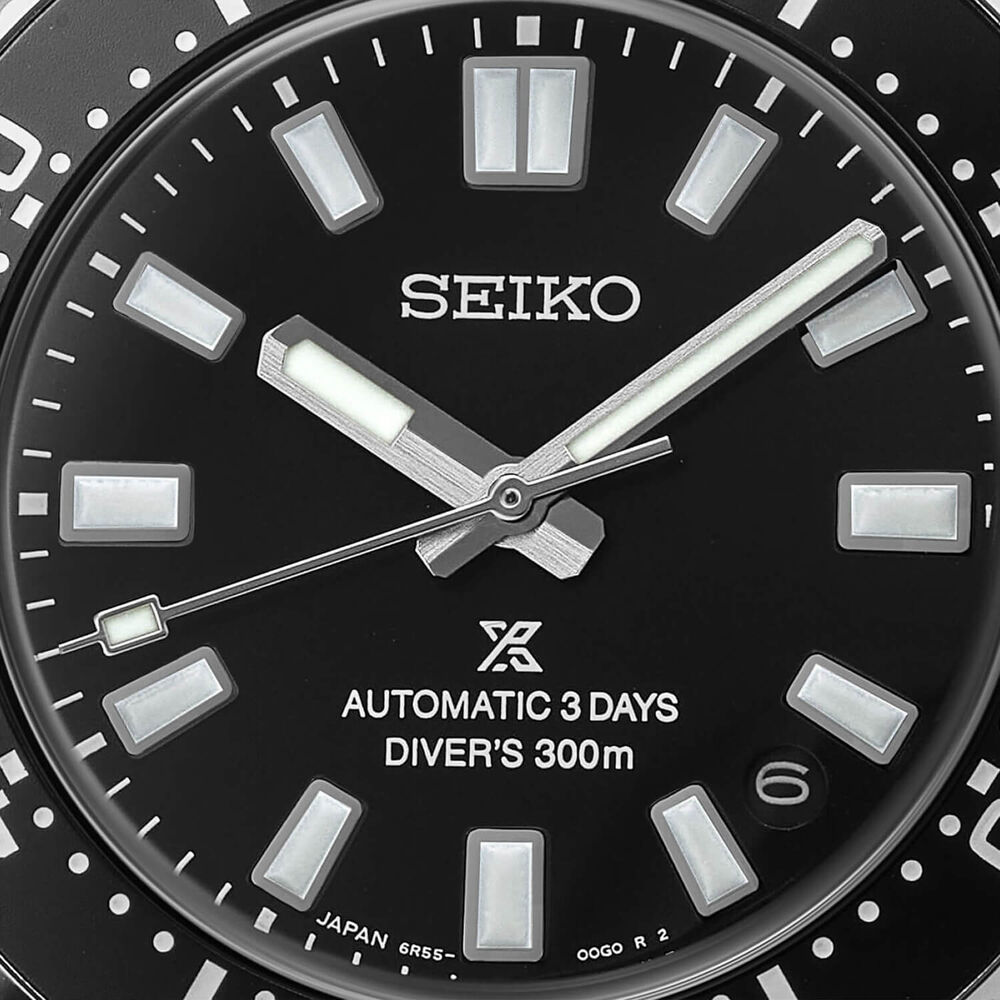 Seiko Prospex 1965 Revival Diver’s 40mm Cove Black Dial Steel Bracelet Watch