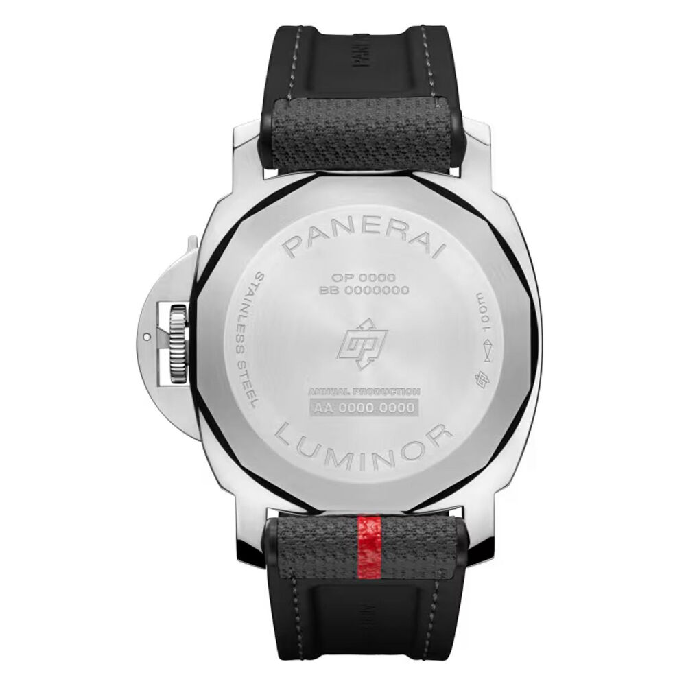 Panerai Luminor Tre Giorni Luna Rossa 44mm Grey Dial Rubber Strap Watch