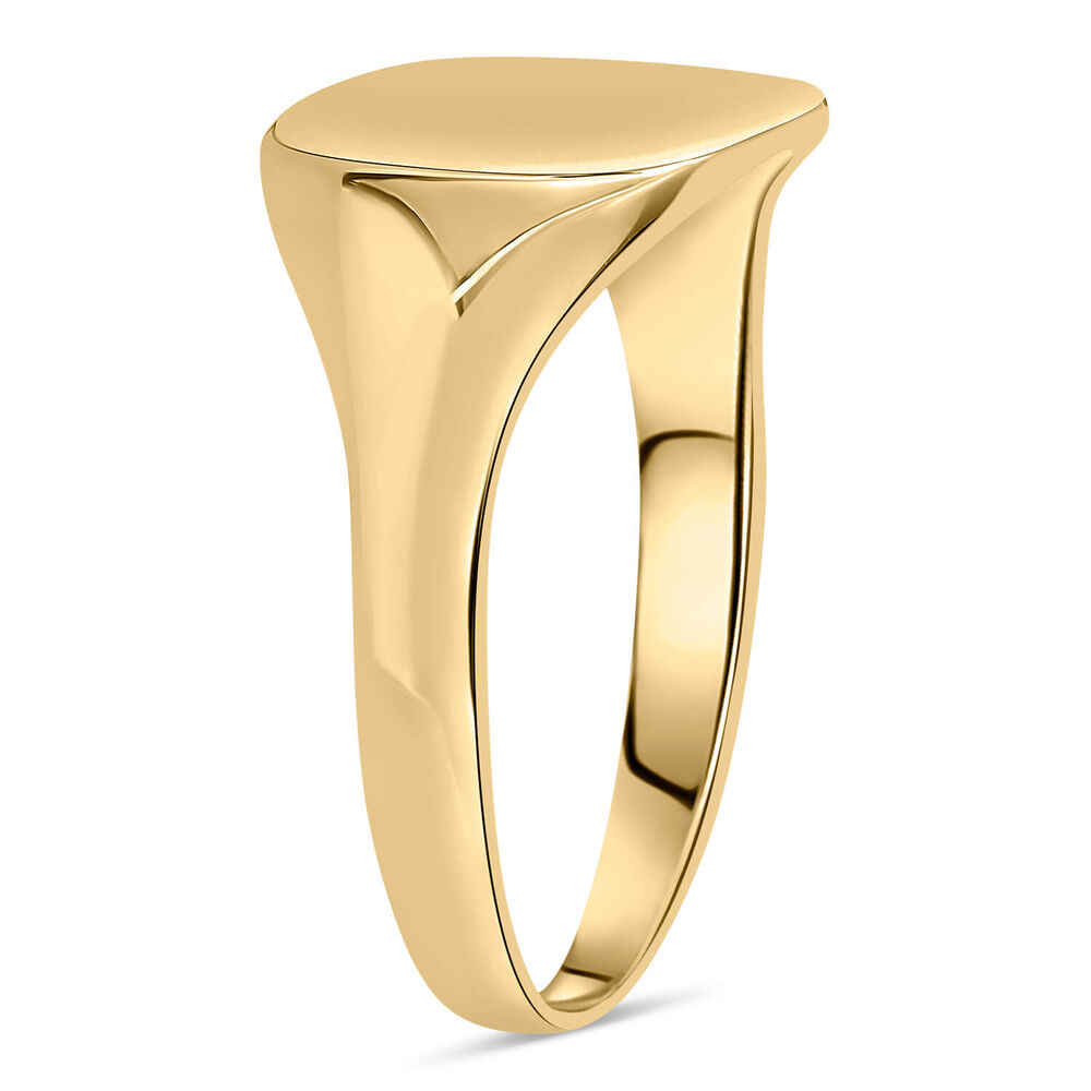 Men's 9ct gold signet ring