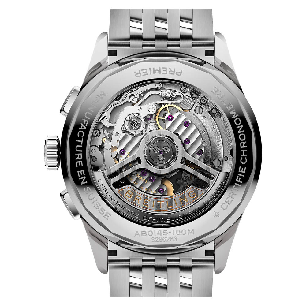 Breitling Premier B01 Chronograph 42mm Beige Dial Bracelet Watch