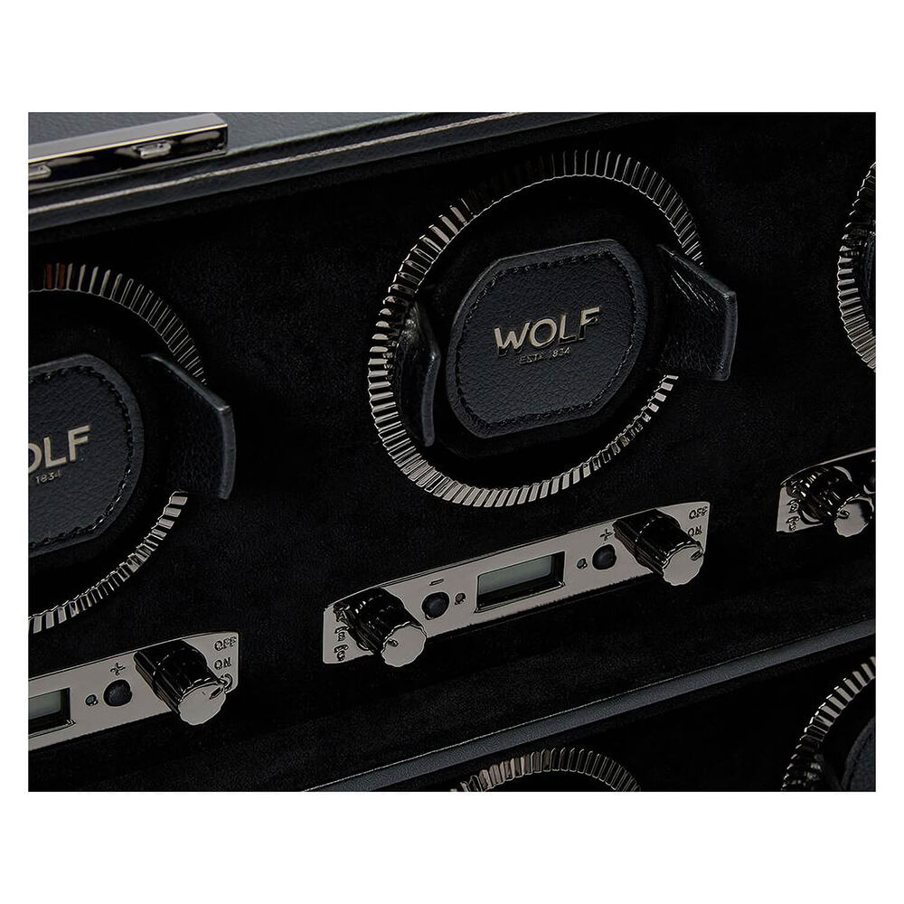 WOLF BRITISH RACING 8pc Black Watch Winder image number 3