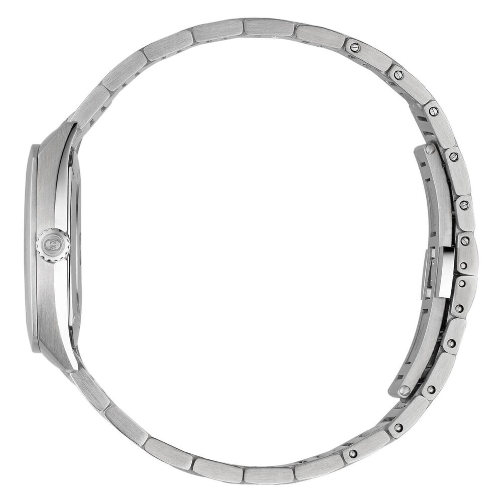Gucci Interlocking 29mm Silver Dial Diamond Dots Steel Bracelet Watch